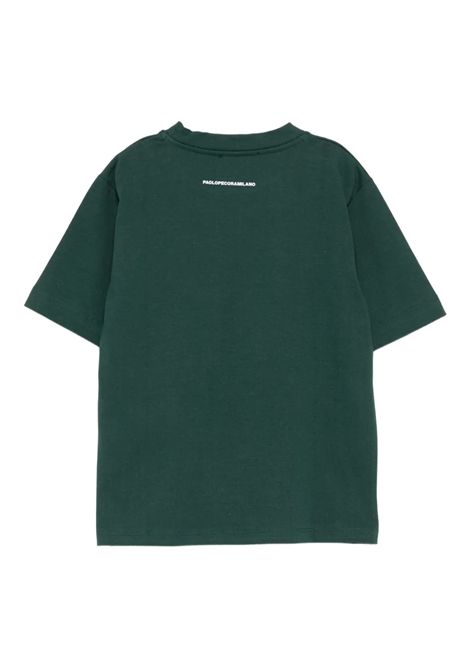 T-shirt con logo PAOLO PECORA KIDS | PP4124FORESTA